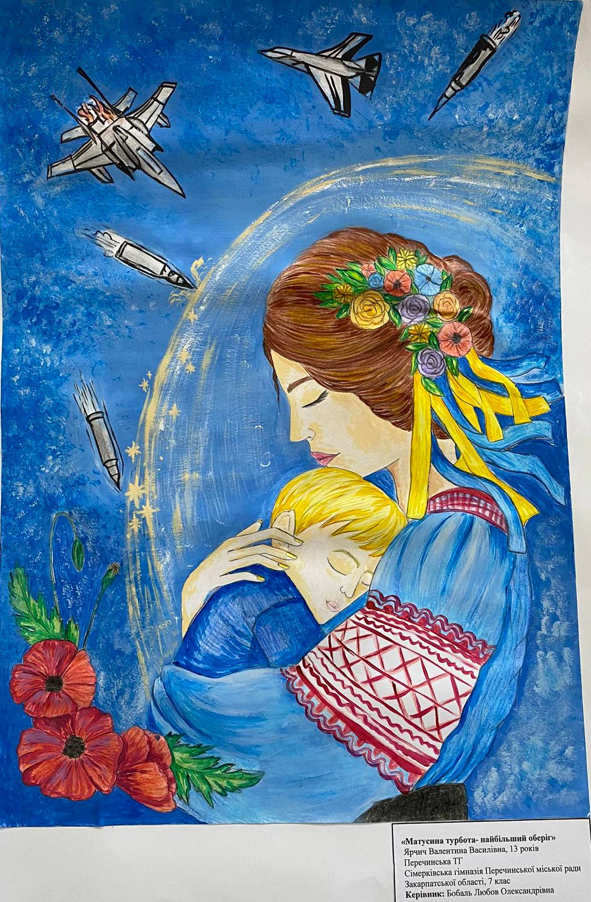 І та ІІ етапи обласного конкурсу «Малюнок, вірш, лист до мами» на тему «Звеличуємо мам, які наближають Перемогу»